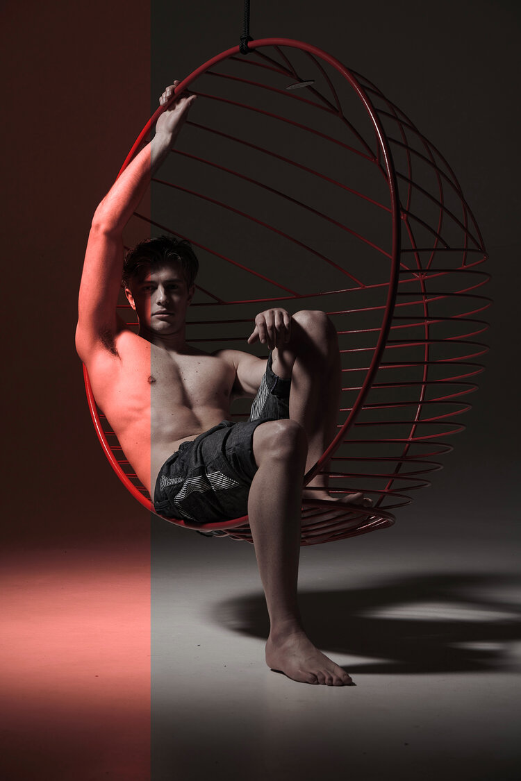 John is available to make custom made jeans for men, women and kids, contact him on 061 774 0900 Production: Mia Ziervogel Photographer: Neil Kirby Models: Curtis Cornwall and Dieter Blom from Boss Models Chair from Studio Stirling