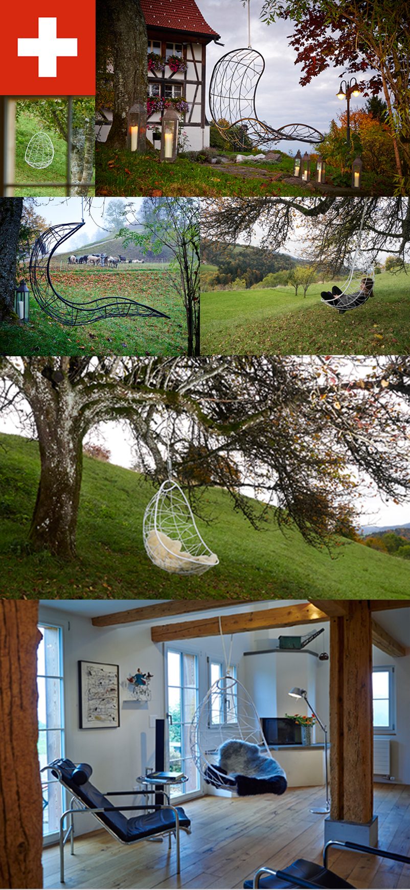 Swing Chairs in Switzerland